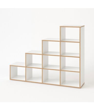 Regał schodkowy z 4 segmentami